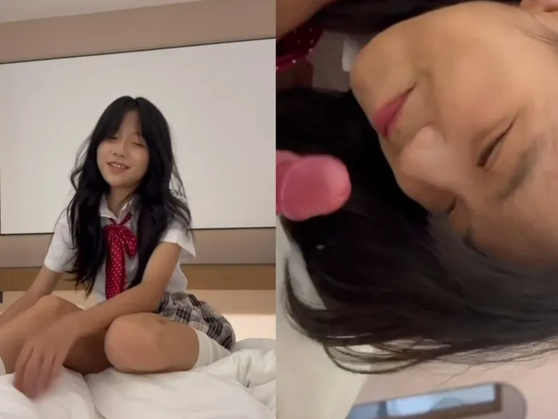 Em loli dễ thương liếm cậu bé biến em thành con đào nứng p1
